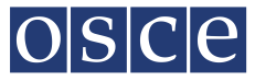 OSCE (Europos saugumo ir bendradarbiavimo organizacijos) logotipas.