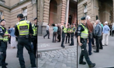 Renginio metu viešąją tvarką saugojo policija.