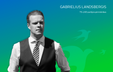 Garsaisuais Lietuvos anūkas – Landsbergių Gabrielius.