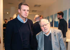 Anūkas ir senelis Landsbergiai. Nuotr. facebook.com