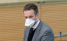 Žmonių partijos lyderis G. Landsbergis.