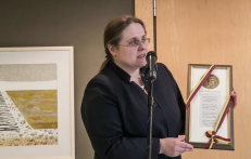 Žalioji valstietė A. Širinskienė. Nuotr. facebook.com