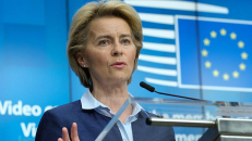 Europos Komisijos pirmininkė Ursula fon der Lejen subarė Donaldą Trampą dėl netoliaregiškumo globaliuose reikaluose.