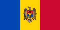Moldovos vėliava.