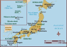 Japonijos žemėlapis