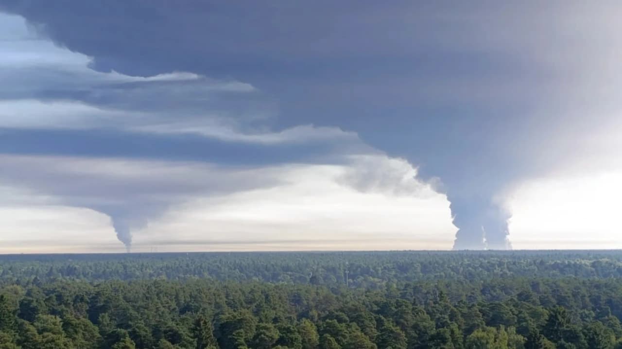 Viena didžiausių Ukrainos atakų: smogta Rusijos logistikai, tačiau Kijevą pasiekė balistinės raketos