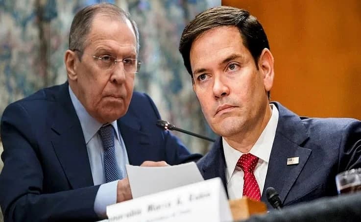 Marco Rubio ir Sergejus Lavrovas Maniloje aptarė karo Ukrainoje pabaigą