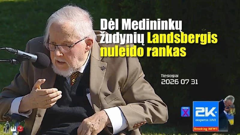 Landsbergis: vieni abejingai dairosi, užsiima savo versliukais ir šaiposi iš tėvynės, o kiti tebėra sargyboje