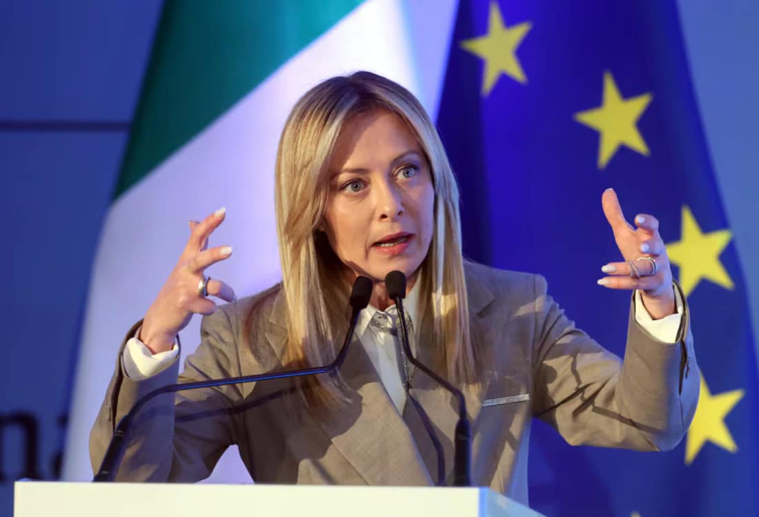 Italijos premjerė Georgia Meloni
