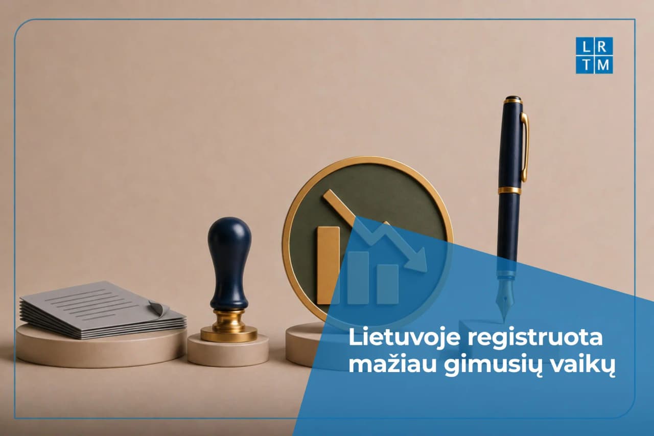 Per pirmąjį šių metų pusmetį Lietuvoje registruota mažiau gimusių vaikų nei pernai