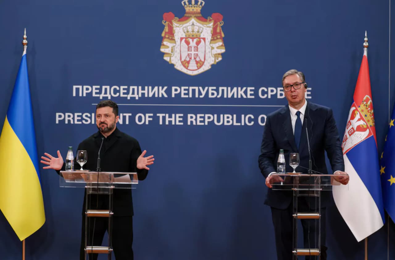 Serbija artėja prie Ukrainos – Vučić remia jos teritorinį vientisumą
