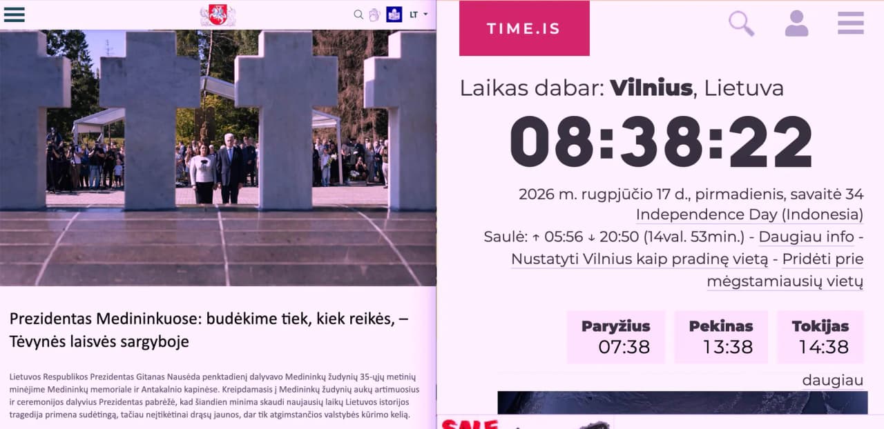 Nausėda kaip žadėjo, taip ir budi