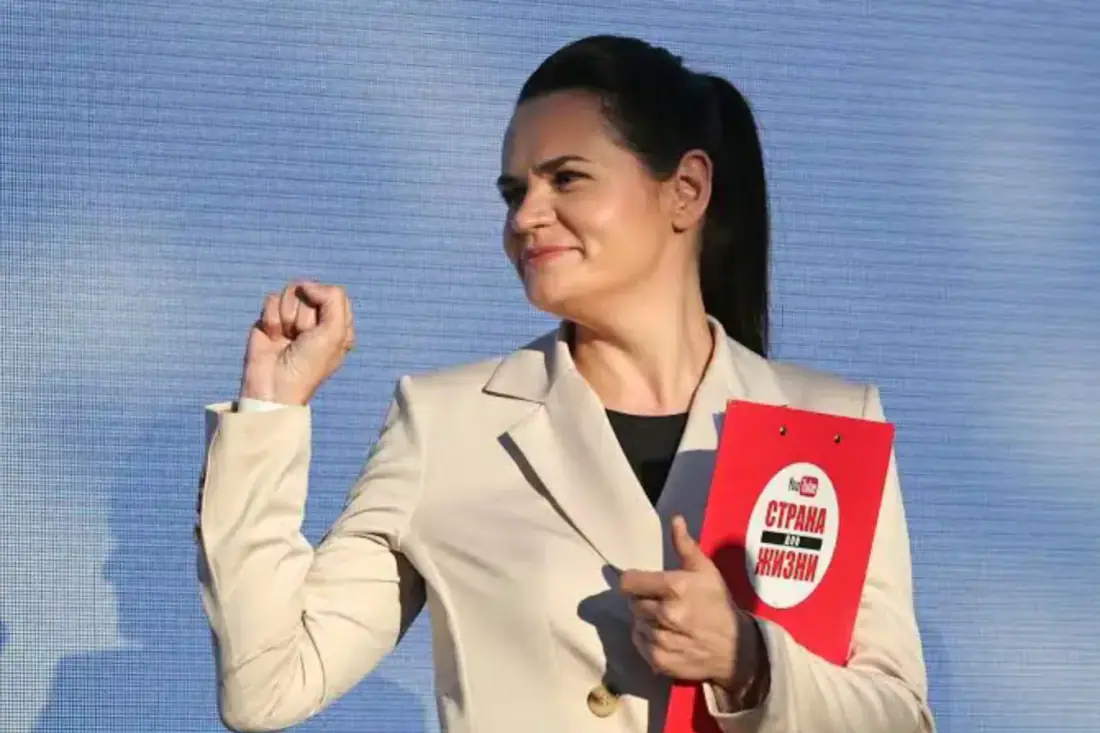 Baltarusijos prezidentė Svetlana Tichanovskaja