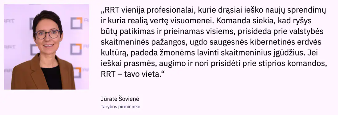 Fragmentas iš tinklalapio rrt.lt
