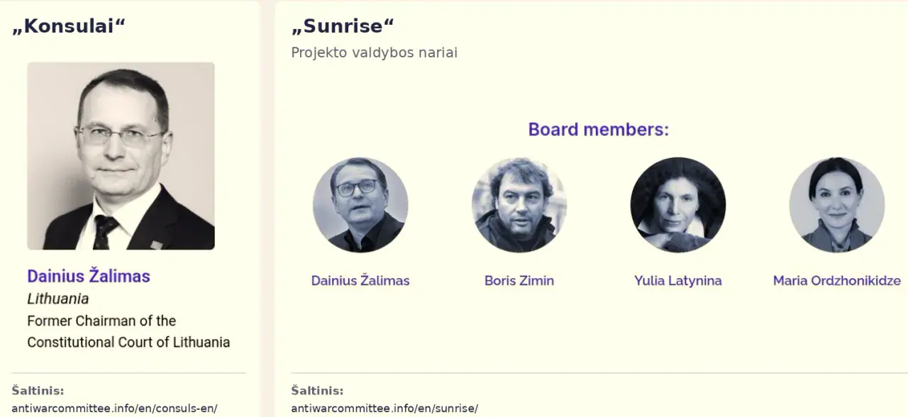 Rusijos antikarinio komiteto „konsulas“ Dainius Žalimas savo veiklos redakcijai nepaaiškino