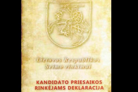 Būsimų Seimo rinkimų dalyviams ir rinkėjams