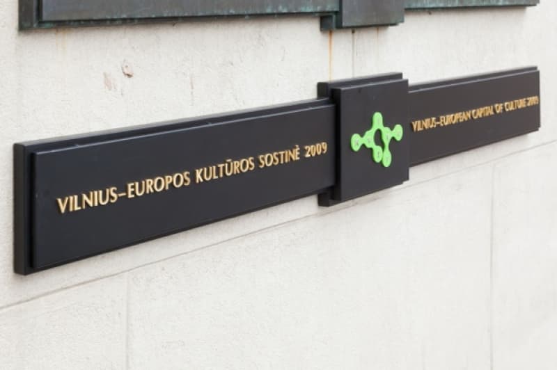 Vilniuje atidengta garbės lentelė „Vilniaus – Europos kultūros sostinės 2009” atminimui
