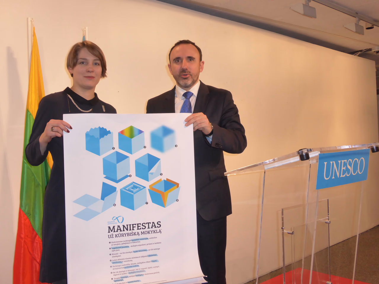 Milda Laužikaitė ir Arūnas Gelūnas