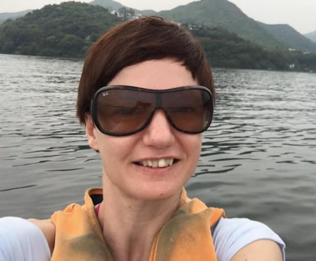 Nepriklausomo portalo delfi.lt redaktorė M. Garbačiauskaitė-Budrienė. Nuotr. facebook.com