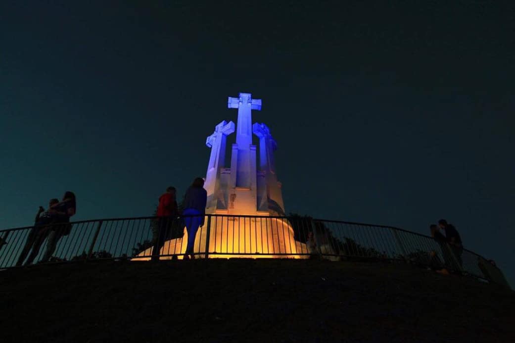 Trijų kryžių kalnas. Nuotr. Remigijaus Šimašiaus