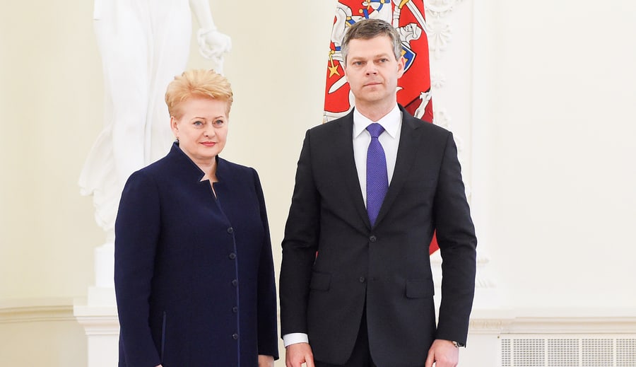 VSD vadovas Darius Jauniškis (dešinėje). Nuotr. prezidentas.lt