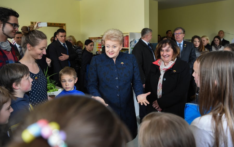 LR prezidentė Dalia Grybauskaitė - Konstitucijos garantas. Nuotr. facebook.com