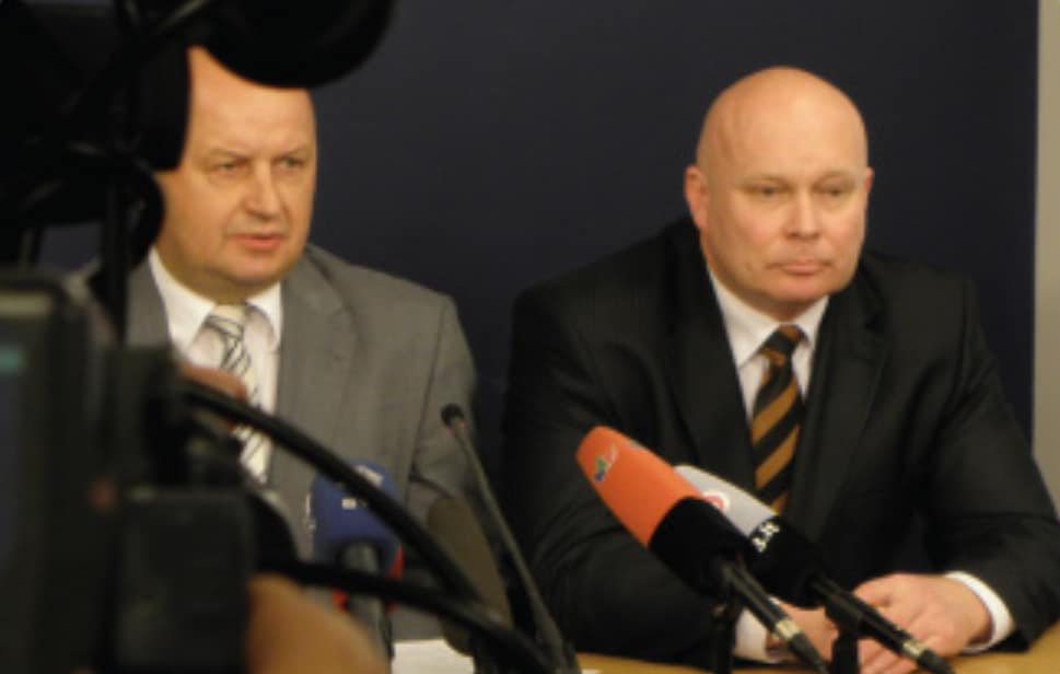 Prokurorai Algimantas Kliunka ir Raimondas Petrauskas. Nuotr. E.eu