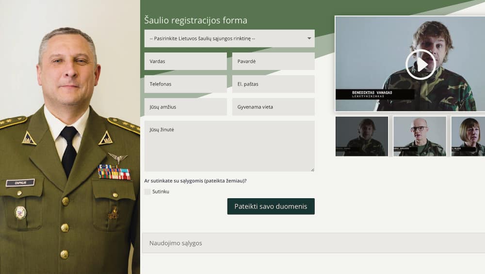 Pulkininkas Albertas Dapkus (kairėje). KAM nuotr.