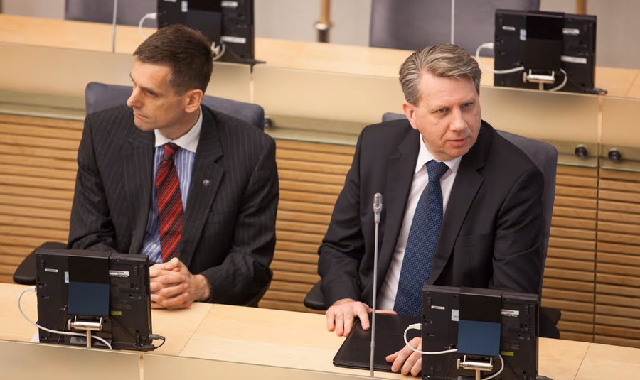 Generalinis prokuroras Darius Valys (dešinėje) sulaukė dr. Leto Palmaičio laiško. Nuotr. E.eu