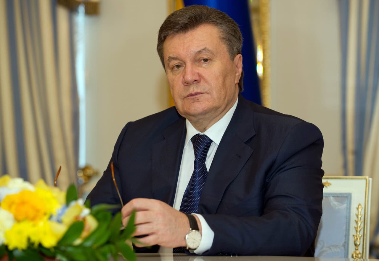 Atstatydintasis Ukrainos prezidentas Viktoras Janukovyčius. EPA-Eltos nuotr.
