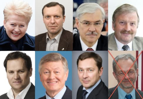 Dėl prezidento posto varžysis septyni kandidatai