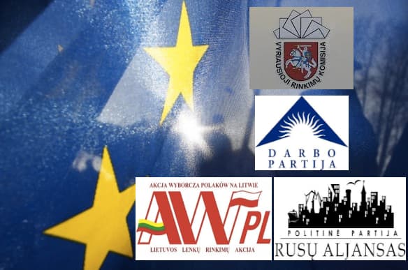 VRK įregistravo dar trijų partijų kandidatus į EP