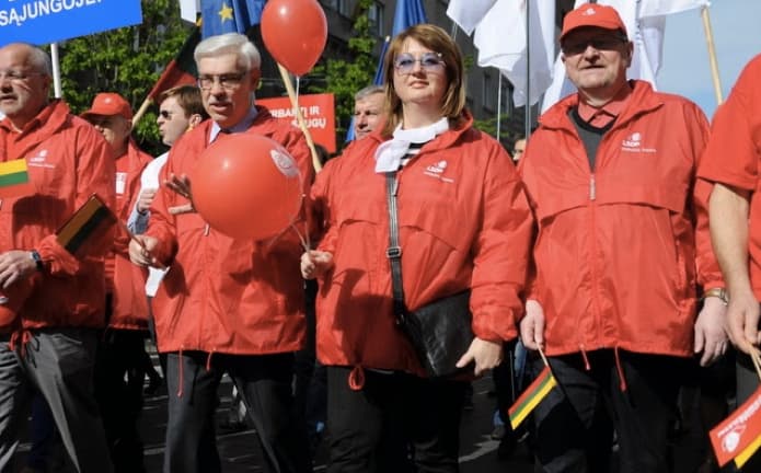 Socialdemokratų reportažas apie Gegužės 1-osios šventę