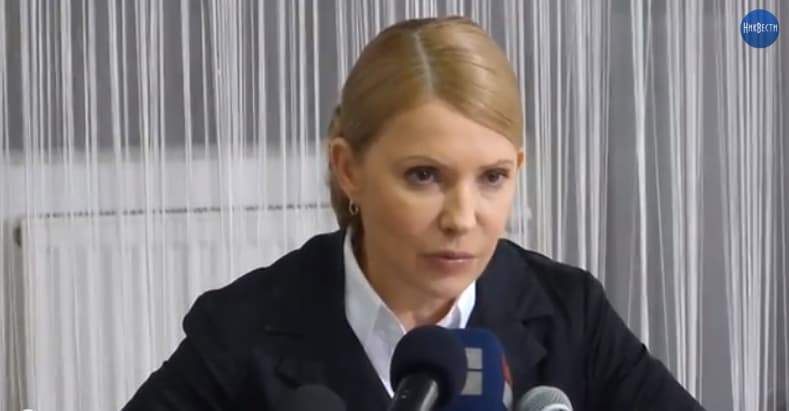 J. Tymošenko žada naują revoliuciją, jei nelaimės prezidento rinkimų