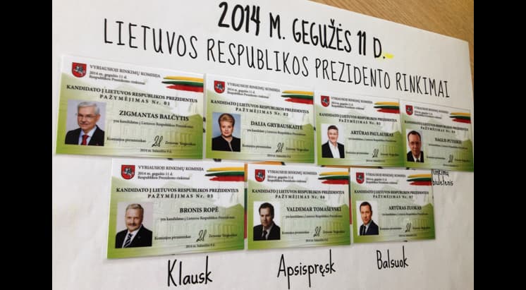 Rinkimai jau už kelių dienų – pasirinkime teisingai