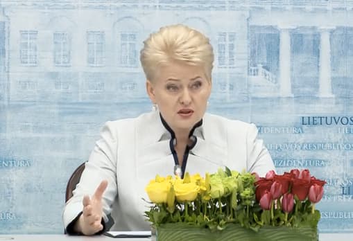 D. Grybauskaitė: „Lietuva auga, skaidrėja“ (gegužės 26 d. spaudos konferencija)