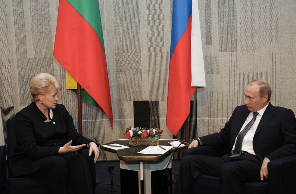 D. Grybauskaitės ir V. Putino susitkimas 2010 m. vasarį