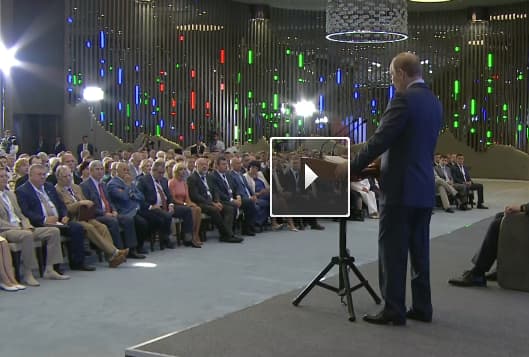 V. Putino įžanginis žodis susitikime su politinių partijų frakcijomis