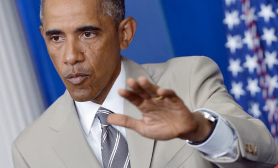 B. Obama: Rusija atsakinga už smurtą Ukrainoje