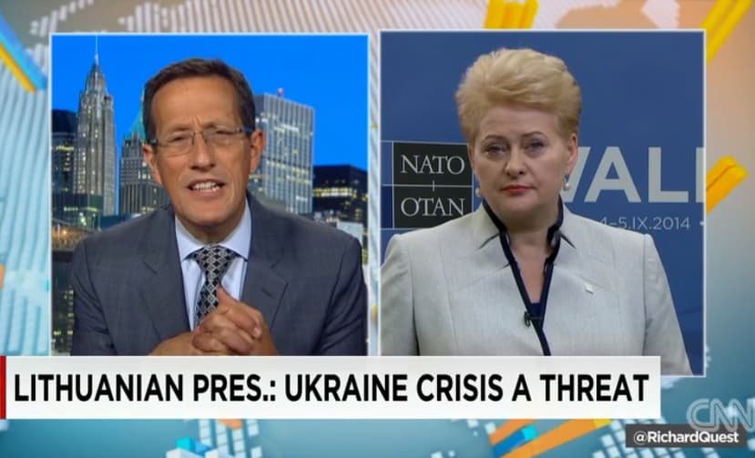 D. Grybauskaitės interviu CNN televizijai