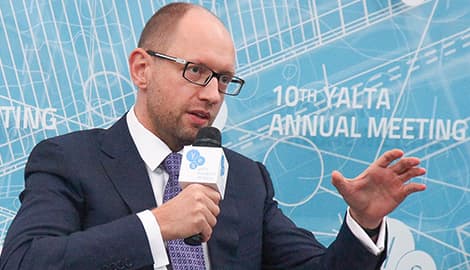 Ukrainos premjeras A. Jaceniukas: Rusijos tikslas sunaikinti Ukrainą ir atkurti Sovietų Sąjungą