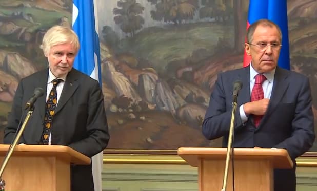 Suomijos ir Rusijos užsienio reikalų ministrų spalio 6 d. spaudos konferencija