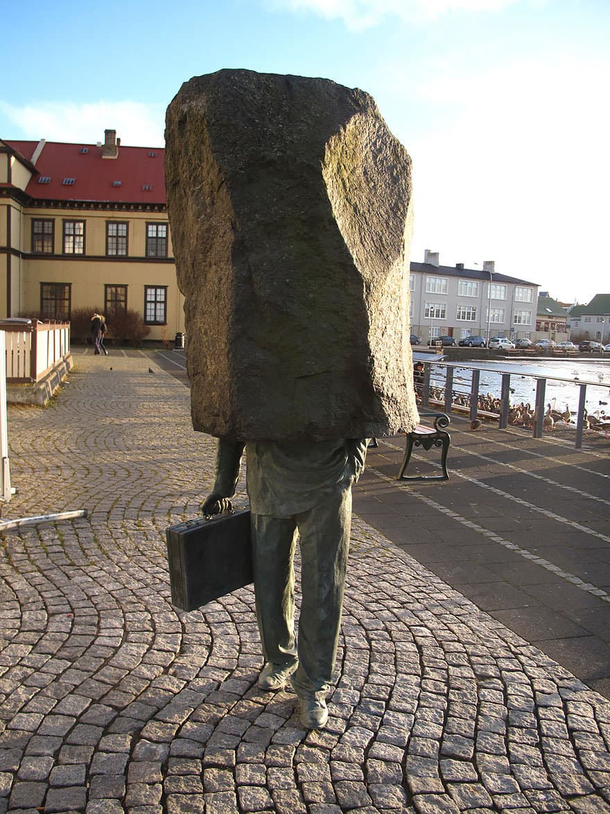 Nežinomas valdininkas. Reikjavikas, Islandija