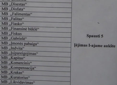 Dėl Lietuvos teismuose veikiančios bankroto administratorių grupuotės ketinama kreiptis į tarptautines institucijas