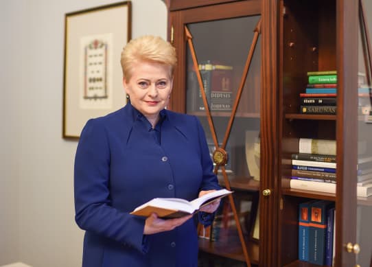Prezidentė paskelbė Bibliotekų metų pradžią