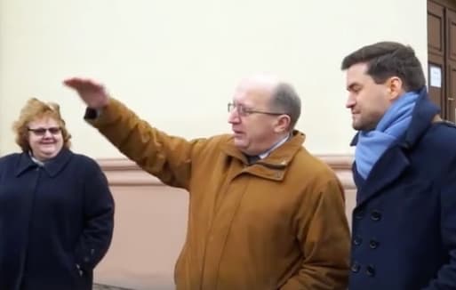 Bendraminčiams A. Kubilius pasakoja apie planus, kurie pakeis Lietuvą. Nuotr. facebook