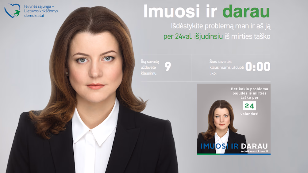 Konservatorių „Jūsų problemų sprendimas per 24 valandas“ servisas veiks ne tik sostinėje