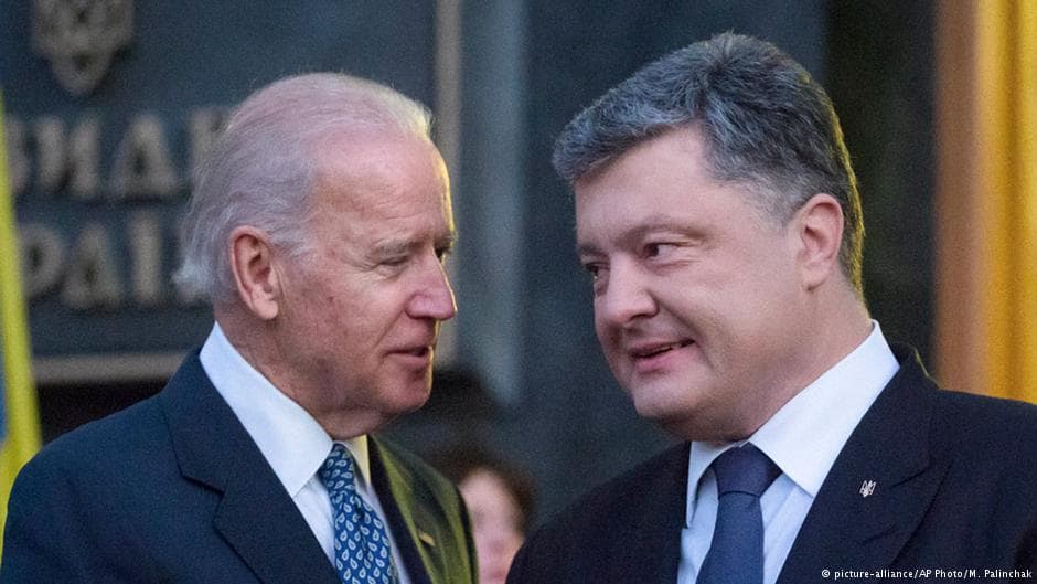 P. Porošenka ir Dž. Baidenas susitarė dėl 1 mlrd. dolerių paskolos garantijos