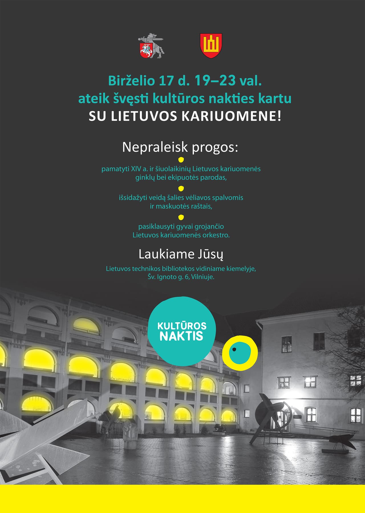 KAM archyvo nuotraukose – akimirkos iš ankstesnių „Kultūros nakties su kariuomene“ renginių.