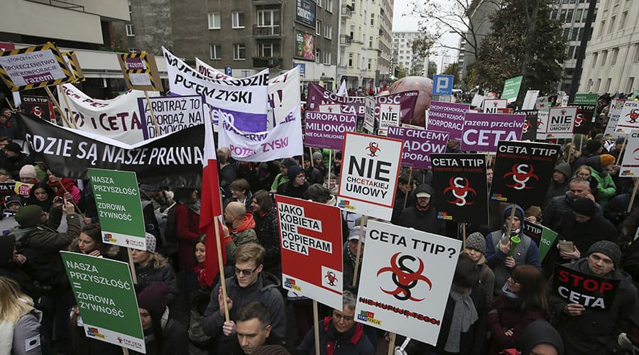 Protestas Lenkijoje.